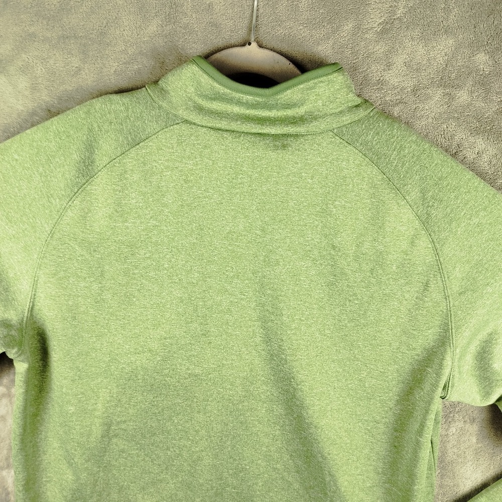 AFTCO AFTech Performance Fleece 1/4 Zip Pullover Men L Green Outdoor Fish Tech - Picture 7 of 12